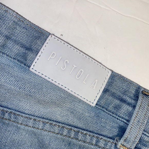 PISTOLA Nova High Rise Relaxed Cut Off in Cloud 9 - Picture 9 of 9